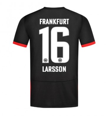 Eintracht Frankfurt Hugo Larsson #16 Segunda Equipación 2024-25 Manga Corta